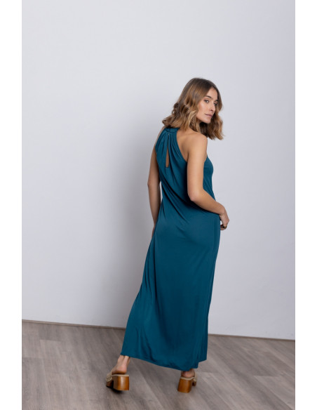 Vestido Midi Cuello Halter BMB & Co.