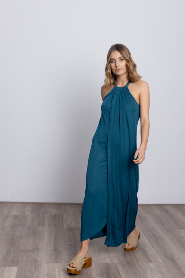 Vestido Midi Cuello Halter BMB & Co.