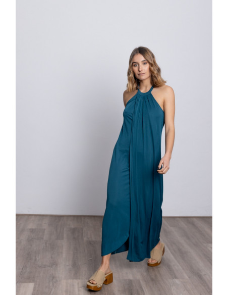 Vestido Midi Cuello Halter BMB & Co.