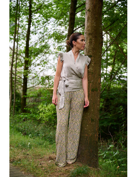 Pantalon Recto Estampado Extra Confort BMB & Co.