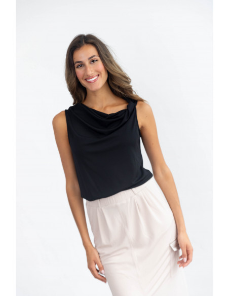 Falda Midi Beige Cargo BMB & Co.
