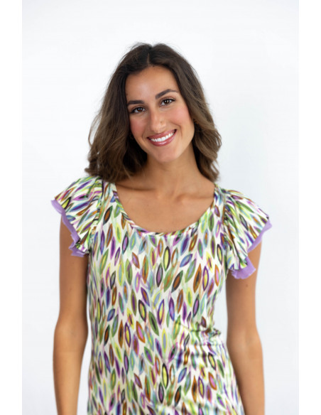 Vestido Corto Estampado BMB & Co.