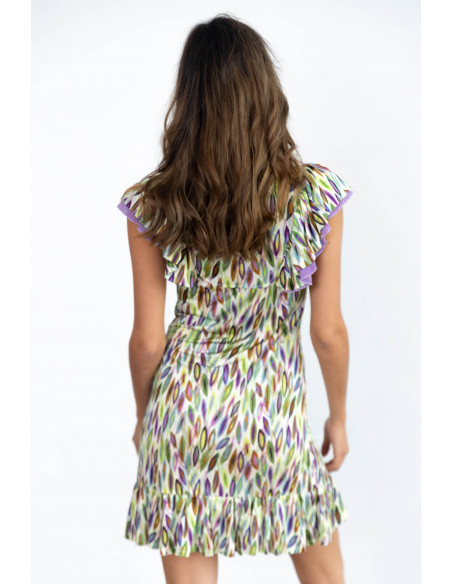Vestido Corto Estampado BMB & Co.