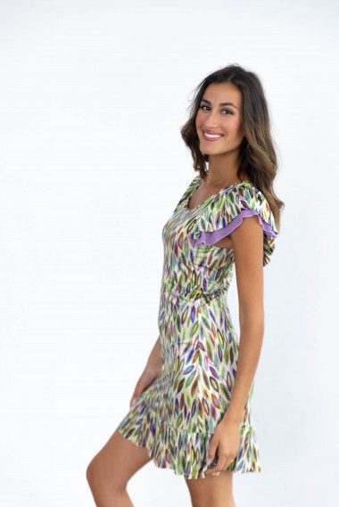 Vestido Corto Estampado BMB & Co.