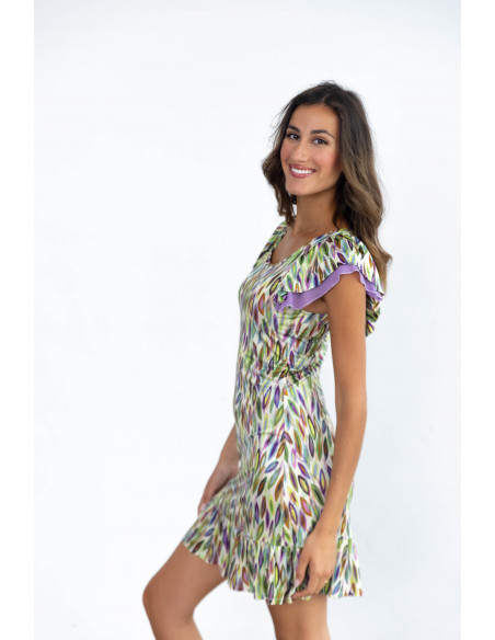 Vestido Corto Estampado BMB & Co.