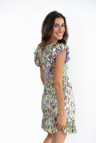 Vestido Corto Estampado BMB & Co.
