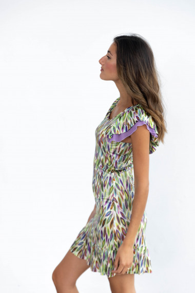 Vestido Corto Estampado BMB & Co.