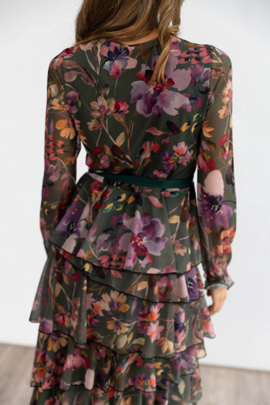 Vestido Midi Tul Flores BMB & Co.