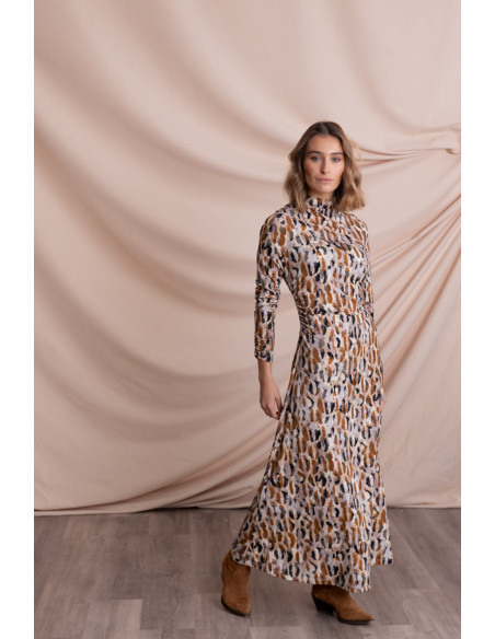 Vestido Largo Estampado BMB & Co.