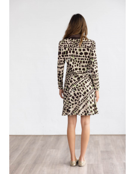 Vestido Camisero Animal Print BMB & Co.