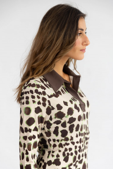 Vestido Camisero Animal Print BMB & Co.