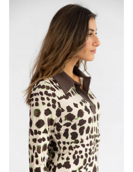 Vestido Camisero Animal Print BMB & Co.
