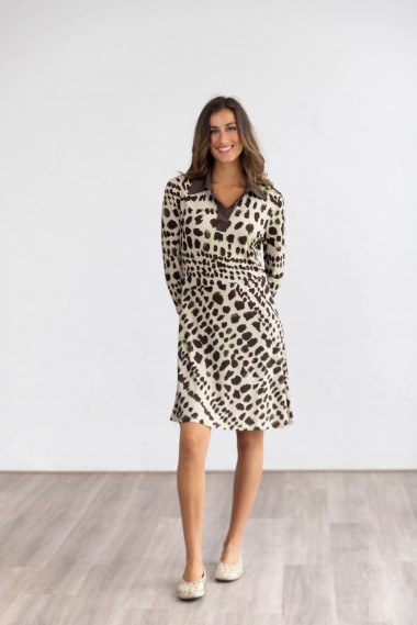 Vestido Camisero Animal Print BMB & Co.