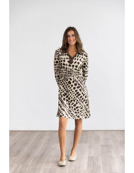 Vestido Camisero Animal Print BMB & Co.