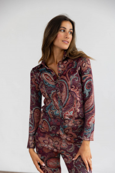 Camisa Print Lurex BMB & Co.