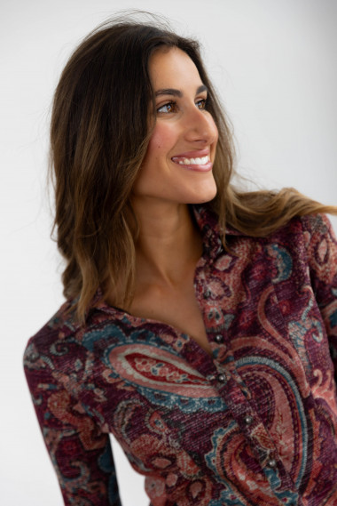 Camisa Print Lurex BMB & Co.
