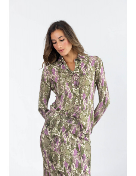 Camisa Estampado Serpiente BMB & Co.