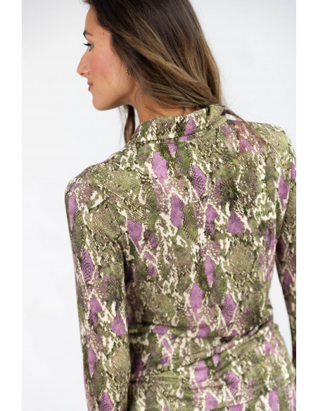 Camisa Estampado Serpiente BMB & Co.