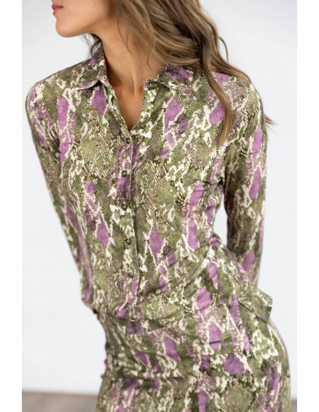 Camisa Estampado Serpiente BMB & Co.