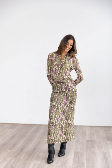 Falda Midi Estampada BMB & Co.