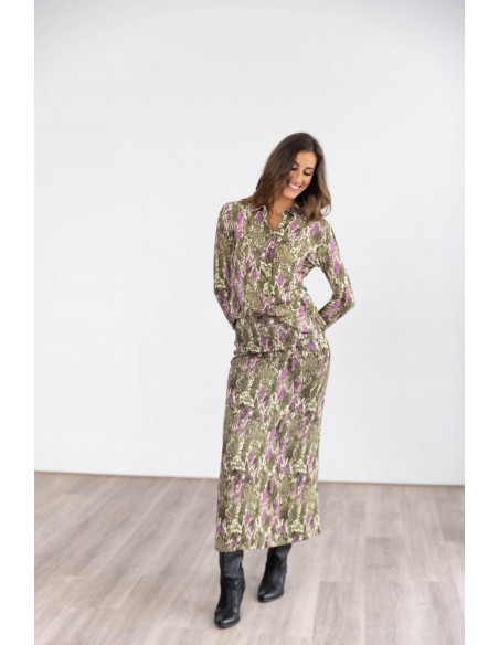 Falda Midi Estampada BMB & Co.