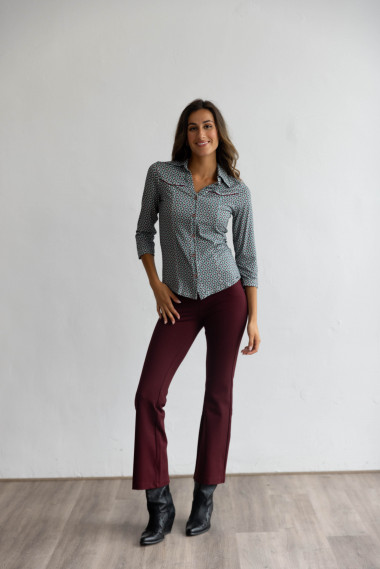 Pantalón Flare Granate BMB & Co.