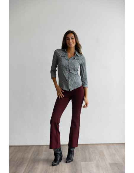 Pantalón Flare Granate BMB & Co.