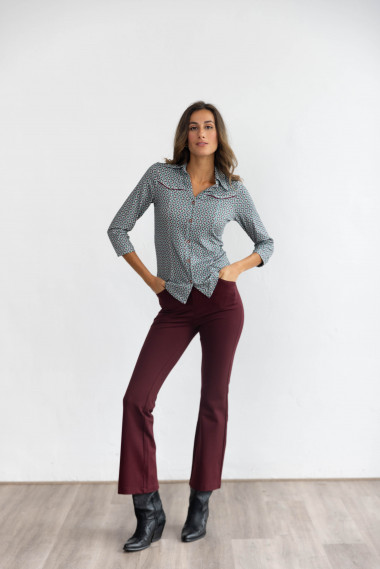 Pantalón Flare Granate BMB & Co.