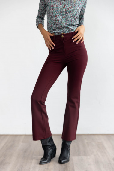 Pantalón Flare Granate BMB & Co.