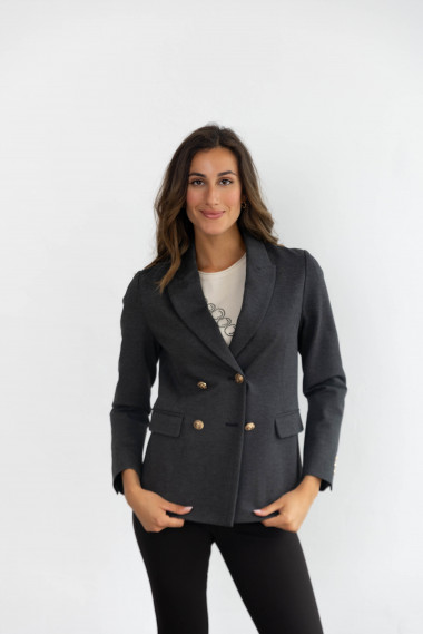 Blazer Gris Cruzada Extra Comfort BMB & Co.