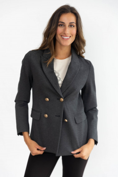Blazer Gris Cruzada Extra Comfort BMB & Co.