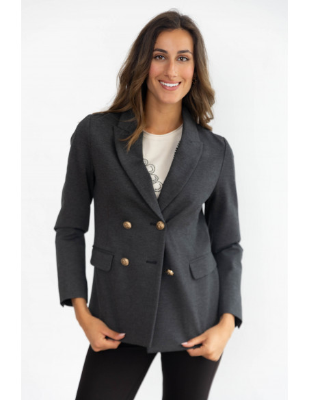 Blazer Gris Cruzada Extra Comfort BMB & Co.