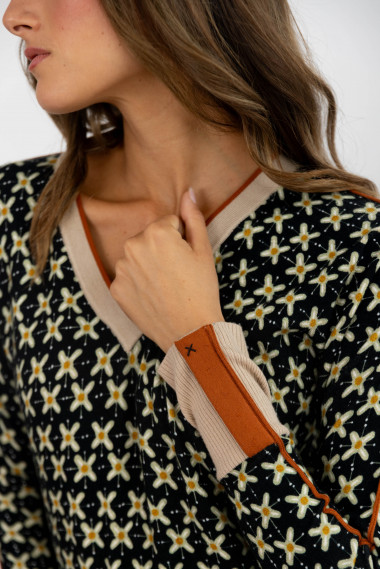 Jersey Fino Floral BMB & Co.