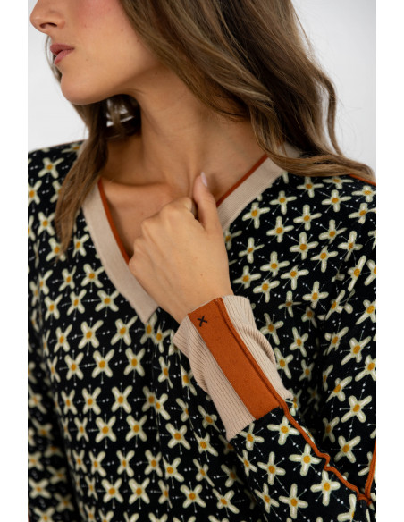 Jersey Fino Floral BMB & Co.