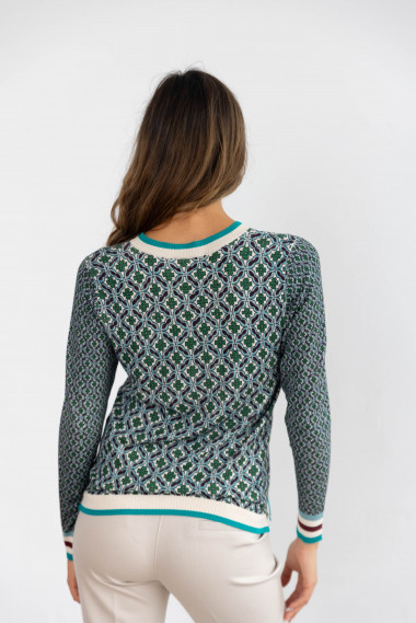 Jersey Fino Print Geométrico BMB & Co.