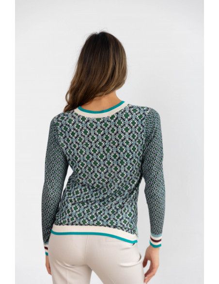 Jersey Fino Print Geométrico BMB & Co.