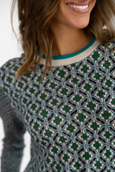 Jersey Fino Print Geométrico BMB & Co.