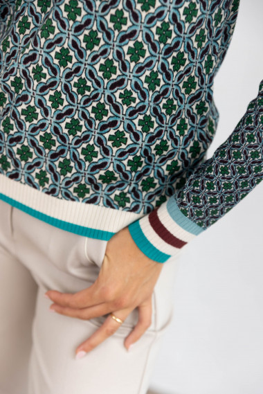 Jersey Fino Print Geométrico BMB & Co.