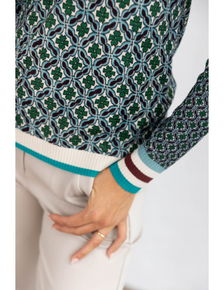 Jersey Fino Print Geométrico BMB & Co.