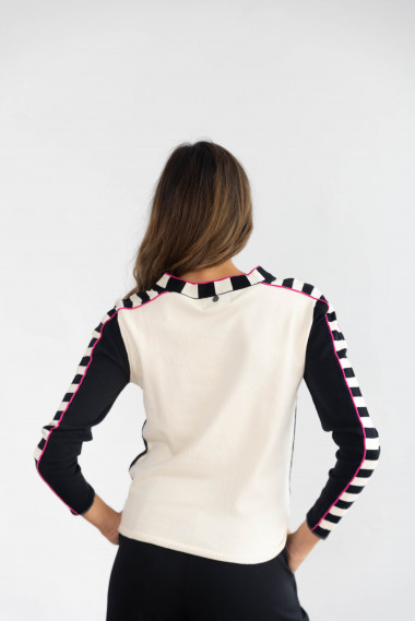 Jersey Algodón Con Rayas BMB & Co.