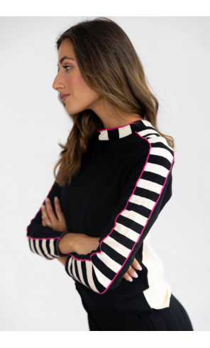 Jersey Algodón Con Rayas BMB & Co.