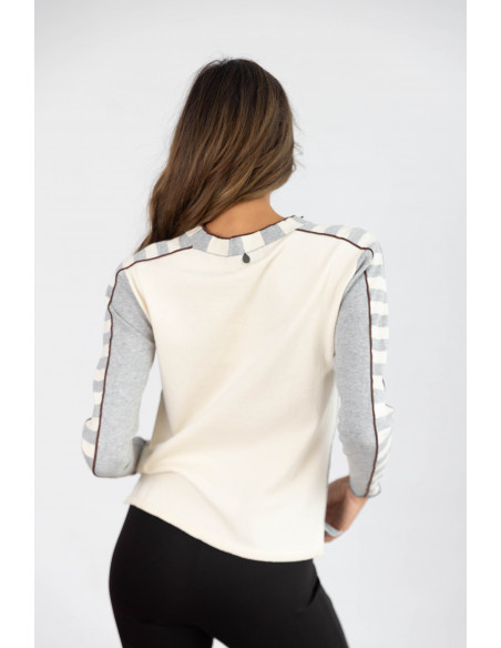Jersey Algodón Con Rayas BMB & Co.