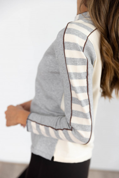 Jersey Algodón Con Rayas BMB & Co.
