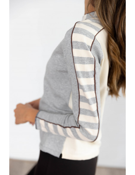 Jersey Algodón Con Rayas BMB & Co.
