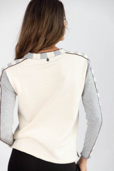 Jersey Algodón Con Rayas BMB & Co.