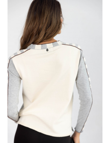 Jersey Algodón Con Rayas BMB & Co.