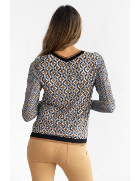 Jersey Estampado Geometrico BMB & Co.