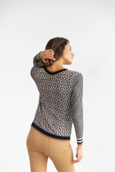 Jersey Estampado Geometrico BMB & Co.