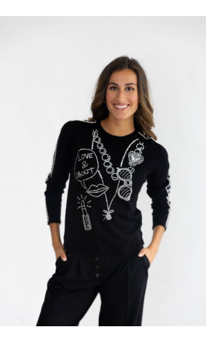 Jersey Negro Tachas BMB & Co.