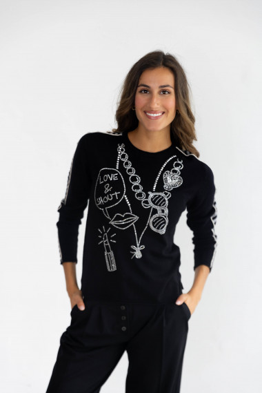 Jersey Negro Tachas BMB & Co.